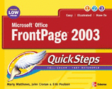 Microsoft Office Front Page 2003 Quick Steps Book